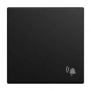 Busch-Jaeger Busch-balance SI Wippe mit Glockensymbol, Schwarz matt 2CKA001731A4047