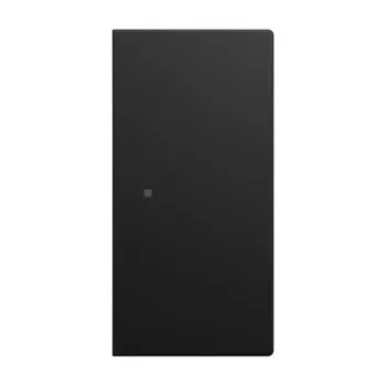 BUSCH-JAEGER BJ 6230-20-915 Busch-balance SI Doppelwippenabdeckung, links/rechts, unbedruckt, Schwarz matt 2CKA006220A1003