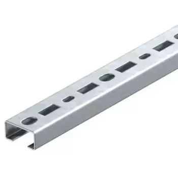OBO Bettermann CML3518P0150FT perforierte C-Profil-Schiene, 150 mm, verzinkter Stahl