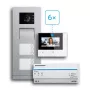 BUSCH-JAEGER 83-6FHVIDEO/SET 6-Parteien-Haus-Set Video 2-Draht Aufputzmontage (2CKA008300A1466)