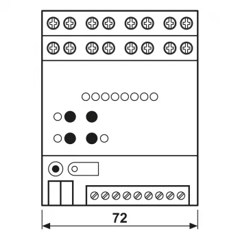 JUNG 2570M1SR KNX IP Multistation, DIN-Schiene, 4 TE, Secure