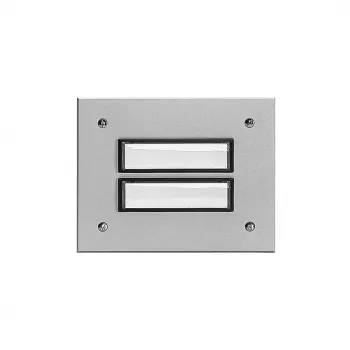 Grothe ETA 802 EV1 Abdeckplatte 95x95mm eloxiertes Aluminium Silber für modulare Türstationen 55802