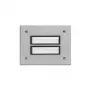 Grothe ETA 802 EV1 Abdeckplatte 95x95mm eloxiertes Aluminium Silber für modulare Türstationen 55802