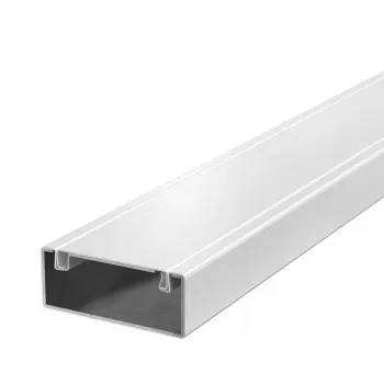 OBO PLM D 0410 RW Installationskanal, Metall, mit Brandschutzgewebe, 40x100x2000 mm, Reinweiß 7218006