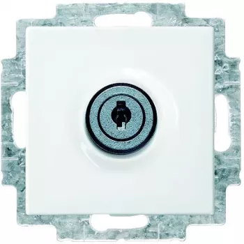 Busch-Jaeger Busch-balance SI verriegelbarer Schuko-Steckdoseneinsatz, Alpinweiß 20 EUKBSL-914