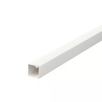 OBO BETTERMANN WDK15015RW Kabelkanal 15x15x2000mm PVC Reinweiß mit Bodenlochung 6191002