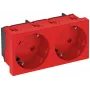 OBO Bettermann Vertr Steckdose 33°, 2-fach Schuko STD-D3S SRO2 6120109