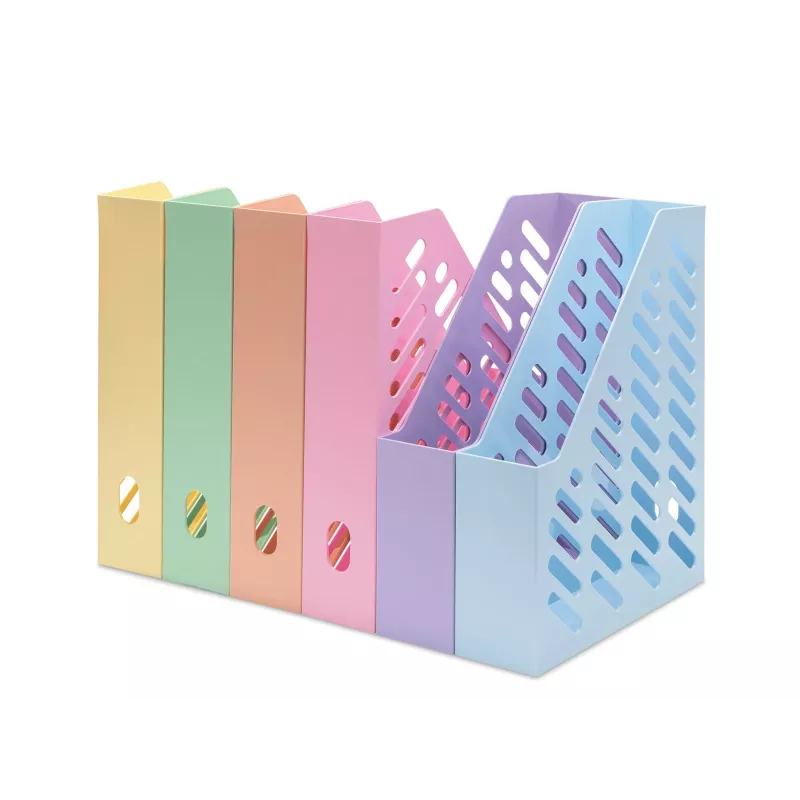 HAN KLASSIK Zeitschriftenhalter DIN A4/C4 Pastell Flieder, 10er-Pack 1601-887