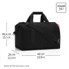 Reisenthel Allrounder L Unisex Arztkoffer mit Reißverschluss, Grau Monochromatisch Polyester (MT7052)
