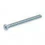 OBO Bettermann 2003279 Geräteschraube M4 x 10 mm, verzinkter Stahl, Linsenkopf Phillips PZ2, 50er-Pack