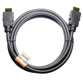 MAXTRACK C 215-2 L HDMI-Kabel 2 m Schwarz 4K Ultra HD 18 Gbps HDMI 2.0