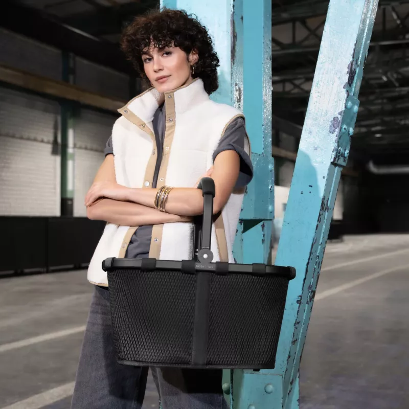 Reisenthel carrybag Einkaufskorb Mesh Schwarz 22 L BK7082