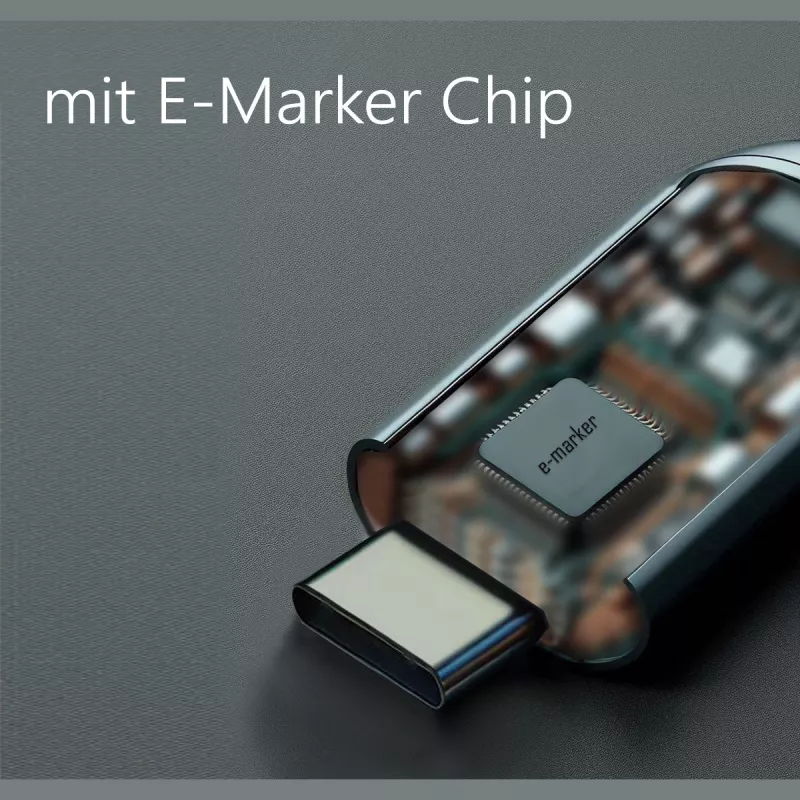 Maxtrack C531-2L USB-C auf USB-C Kabel 3.2 Gen2 10Gbps 100W PD 2m Schwarz