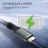 Maxtrack C531-2L USB-C auf USB-C Kabel 3.2 Gen2 10Gbps 100W PD 2m Schwarz