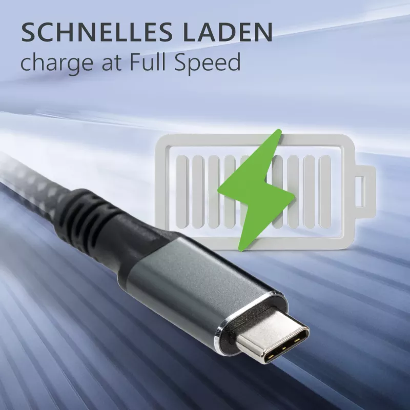 Maxtrack C531-2L USB-C auf USB-C Kabel 3.2 Gen2 10Gbps 100W PD 2m Schwarz