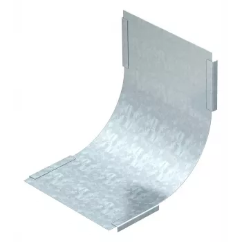 OBO Bettermann Abdeckung für 90° Vertikalbogen, 200 mm Breite, bandverzinkter Stahl (7130813)