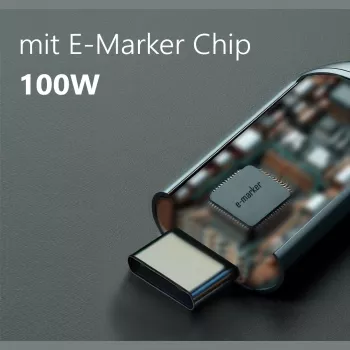 MAXTRACK C532-1L USB 2.0 Spiralkabel, USB-A auf USB-C, 1 m, Schwarz, Vergoldete Kontakte