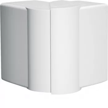 Hager Außenecke LFF6009039016 für 60x90 mm Kabelkanal, Verkehrsweiß (RAL 9016)