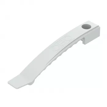 OBO Bettermann 2205052 Kabelclip 1x8 für NYM-J 3x1,5 mm², Lichtgrau, 50 Stück