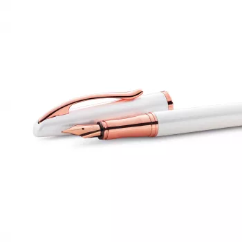 Pelikan Jazz Noble Elegance White Schreibset (Füllfederhalter & Kugelschreiber, mittlere Feder) 400197471