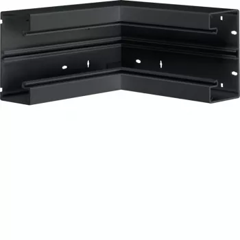 HAGER BR6513049011 Innenecke für 65x130 mm Kabelkanal, Kunststoff, Graphitschwarz RAL 9011