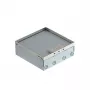 OBO Bettermann UDHO 2R Bodenbox mit 2x2 VDE Schuko Steckdosen, Edelstahldeckel 7427300