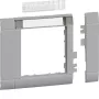 HAGER GR0802ALAN Modulare Rahmenabdeckung, ZS 55, 80x80 mm, Lichtgrau, Halogenfrei