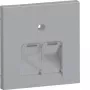 HAGER GZUAE2ALAN Zentralabdeckung UAE 2-fach Aluminium