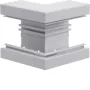 Hager BRA6513039016 Außeneck-Basisprofil 68x130mm OT80mm Verkehrsweiß Aluminium