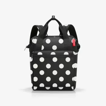 reisenthel allrounder R Rucksack Polyester Schwarz/Weiß 12 L (JR7073)