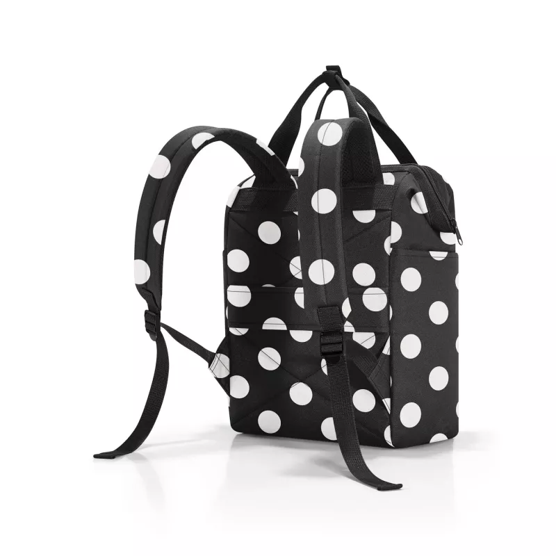 reisenthel allrounder R Rucksack Polyester Schwarz/Weiß 12 L (JR7073)