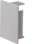 HAGER LF4006067035 Endstück, halogenfrei, lichtgrau, 60x60 mm