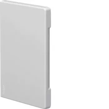 Hager BR8513069016 Endstück Schnittabdeckung Verkehrsweiß für 130x60 mm Kanal