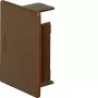 Hager LF Endkappe für 40x57mm Kabelkanal, Braun LF4006068014