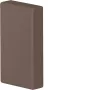 Hager LFF2003568014 Endkappe für LF/LFF 20x33mm Kabelkanal, Braun