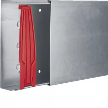 Hager LFS602000VERZ Stahl-Kabelkanal-Basiskanal 60x200mm, 2m, feuerverzinkt