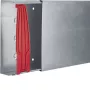Hager LFS602000VERZ Stahl-Kabelkanal-Basiskanal 60x200mm, 2m, feuerverzinkt