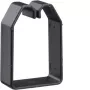 Hager BA6 Drahthalteclip für Verdrahtungskanal 60x40 mm, PVC, Schwarz, 50 Stück (B600403)