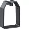 Hager BA6 Drahthalteclip für Verdrahtungskanal 60x40 mm, PVC, Schwarz, 50 Stück (B600403)