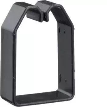 Hager BA6 Drahthalteclip für Verdrahtungskanal 60x40 mm, PVC, Schwarz, 50 Stück (B600403)
