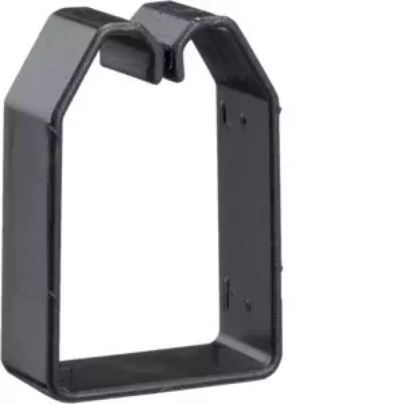 Hager BA6 Drahthalteclip für Verdrahtungskanal 60x40 mm, PVC, Schwarz, 50 Stück (B600403)