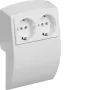 HAGER L22509010 Doppelsteckdose Reinweiß (Kallysto)