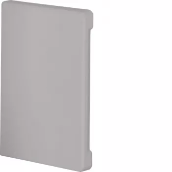 Hager BR6510067035 Endkappe für 100x68 mm Kabelkanal, Lichtgrau
