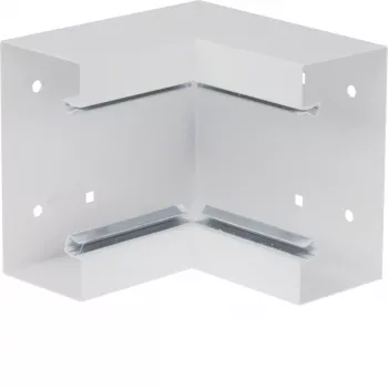 HAGER BRS651304 vws Innenecke aus Grundprofil 68x130mm Stahlblech Verkehrsweiß RAL 9016 BRS6513049016