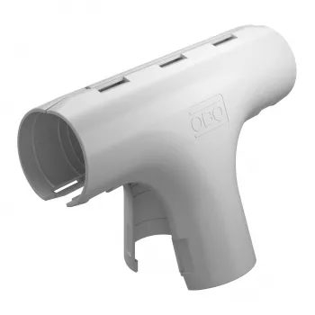 OBO Bettermann Quick-Pipe T-Verbinder 3000 TMS M32 Lichtgrau (2153845)