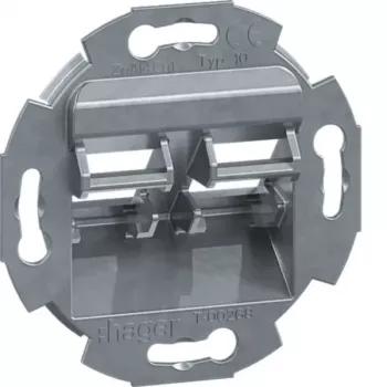 HAGER GMDM102 Montagerahmen 2-Modul für GZDM2 RJ45-Module