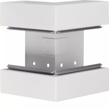 HAGER BRS6517039016 Außenecke für BRS Brüstungskanal 170x68mm, Reinweiß