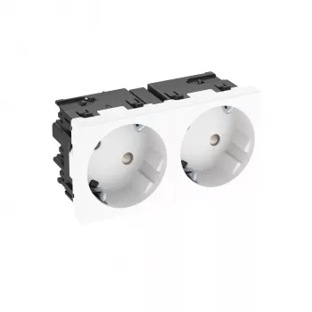 OBO BETTERMANN STD-D3SC RW2 Steckdose 33° 2-fach Schuko Connect 45 6120483