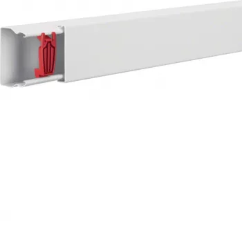 Hager LFS4006009016 Stahl-Leitungskanal 40x60mm Verkehrsweiß 2m