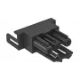 OBO Bettermann BTA-SKS S1 SW Steckdosenteil-Adapter gerade schwarz 6117190